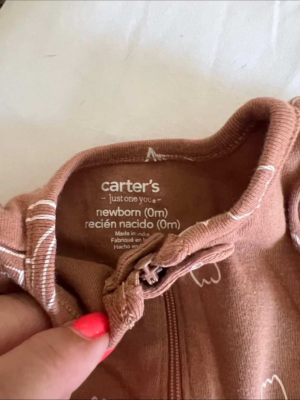 Three Carter's Baby Footie Lot
